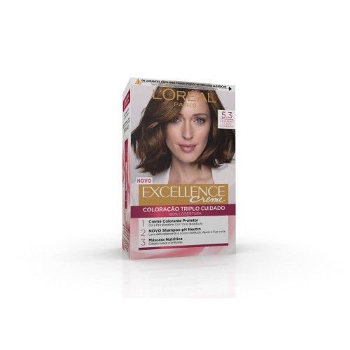L'Oréal Excellence Golden Light Brown Cream 5.3
