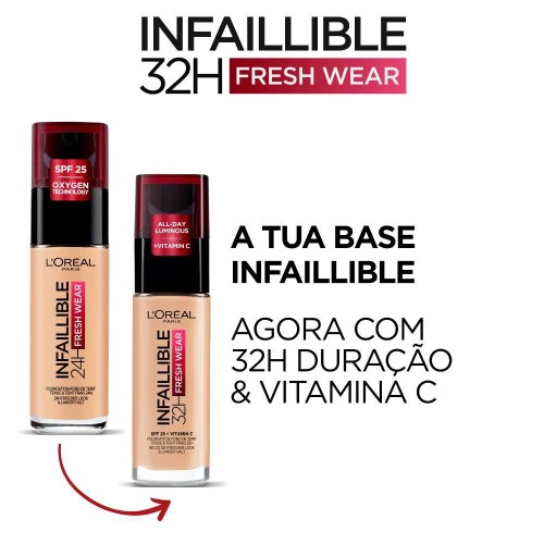 L'Oréal Infaillible Liquid Foundation 32h Fresh Wear 200 Natural Linen 30ml