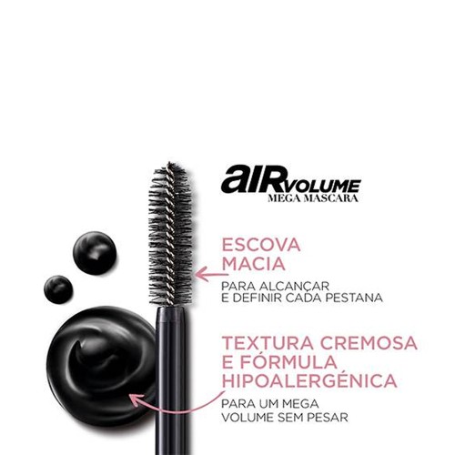 L'Oréal Eyelash Mask Air Volume Mega Mascara 9.4ml