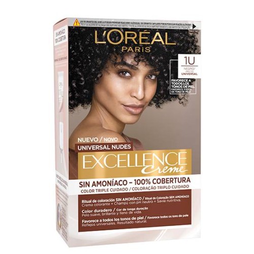 L'Oréal Excellence Nude Cream Black 1U