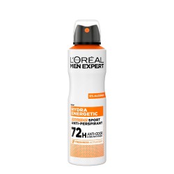 L'Oreal Men Expert Hydra Energetic Anti-Perspirant Spray 72h 150ml