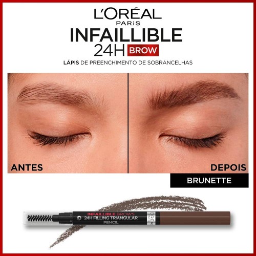 L'Oréal Infaillible Brows 24H Triangular Pencil Filler 3.0 Brunette