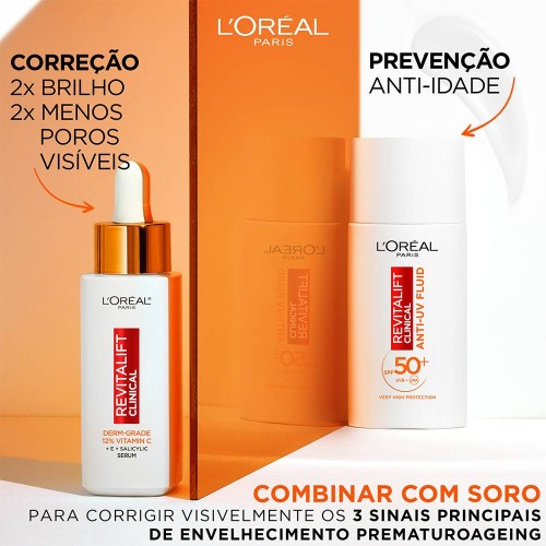 L'Oréal Revitalift Clinical Vitamin C Hydrating Fluid SPF50+ 50ml