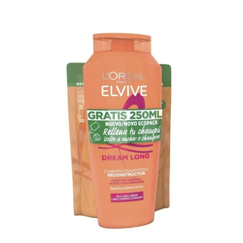 L'Oréal Paris Elvive Dream Long Shampoo 400ml + Refill 250ml