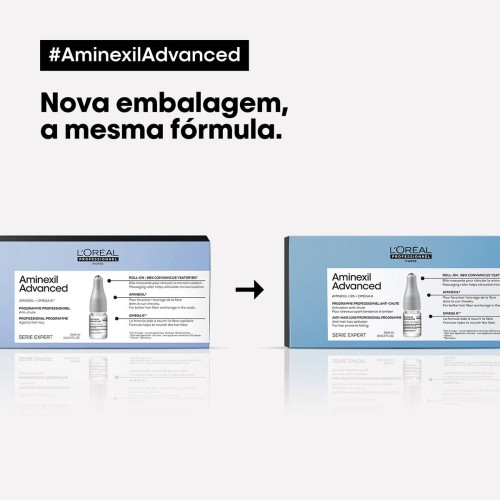 L'Oréal Aminexil Advanced Ampoules 10x6ml