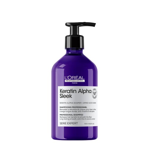 L'Oréal Professionnel Keratin Alpha Sleek Shampoo 500ml