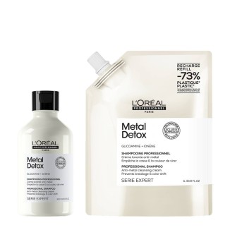 L'Oréal Metal Detox Shampoo 300ml + Refill 500ml