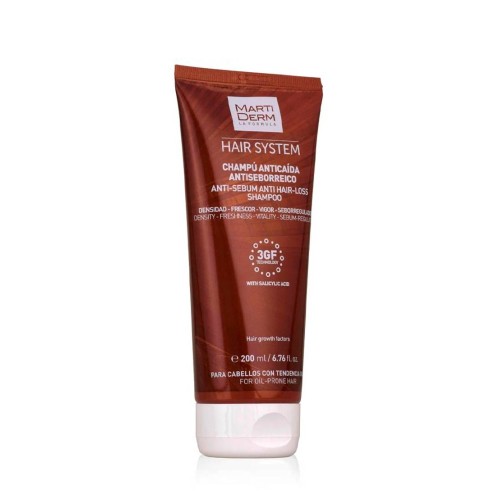 Martiderm Hair System Antiseborrheic Anti-Fall Shampoo 200ml