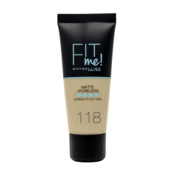 Maybelline Fit Me Base Matte+Poreless 118 30ml