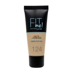 Maybelline Fit Me Base Matte+Poreless 124 30ml