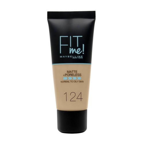 Maybelline Fit Me Base Matte+Poreless 124 30ml