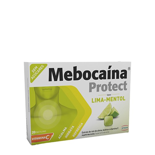 Mebocaína Protect Lime-Menthol 20 lozenges