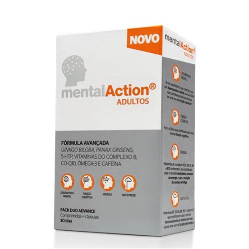 MentalAction Adults 30 Tablets + 30 Capsules