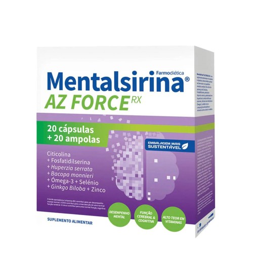 Mentalsirina AZ Force RX 20 ampoules + 20 capsules