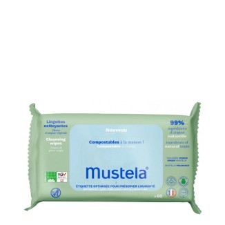 Mustela Cleansing Wipes 60 units
