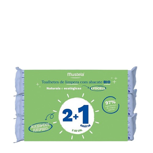 Mustela Scented Cleansing Wipes 2=3