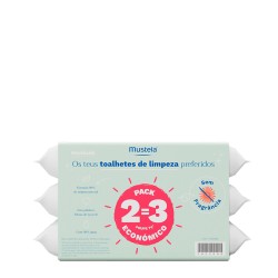 Mustela Fragrance-Free Cleansing Wipes 3x60 units