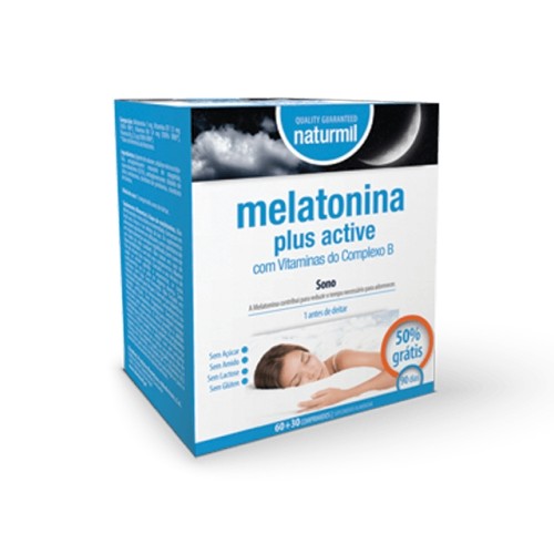 Naturmil Melatonin Plus Active 60 tablets + 50% Free