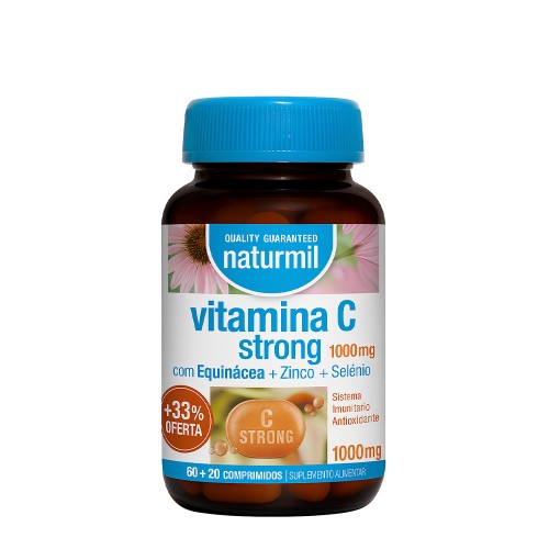 Naturmil Vitamin C Strong 1000mg 60 + 20 tablets