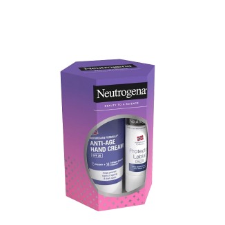 Neutrogena Anti-Age Hand Cream 75ml + FREE Lip Balm SPF20