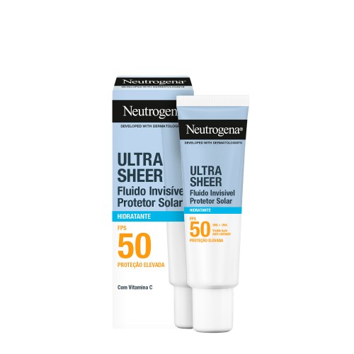 Neutrogena Ultra Sheer Invisible Moisturising Fluid Sunscreen SPF50 50ml