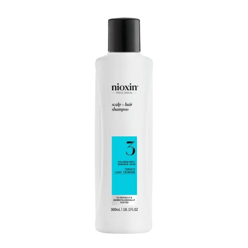Nioxin System 3 Shampoo for Coloured Hair with Light Density Loss 300ml