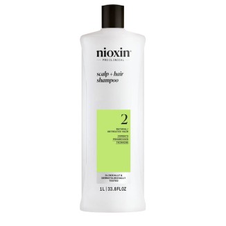 Nioxin System 2 Shampoo for Natural Hair with Advanced Density Loss 1000ml