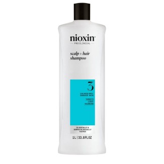 Nioxin System 3 Shampoo for Coloured Hair with Mild Density Loss 1000ml
