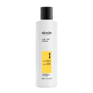 Nioxin System 1 Shampoo for Natural Hair with Slight Density Loss 300ml