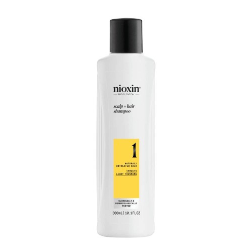 Nioxin System 1 Shampoo for Natural Hair with Slight Density Loss 300ml
