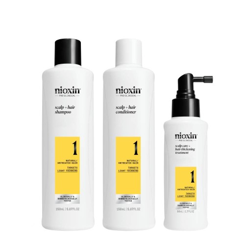 Nioxin System 1 for Natural Hair with Slight Density Loss Pack