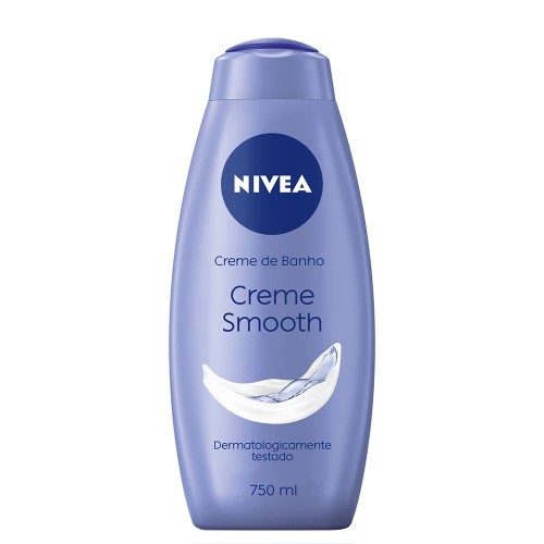 Nivea Smooth Cream Bath Cream 750ml