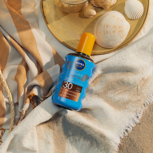 Nivea Sun Protect & Bronze Spray Oil SPF30 200ml