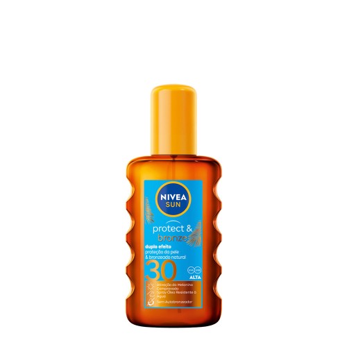 Nivea Sun Protect & Bronze Spray Oil SPF30 200ml
