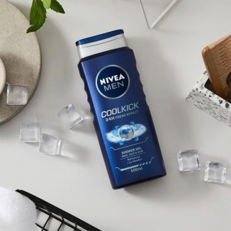 Nivea Men Cool Kick 3-in-1 Shower Gel 500ml