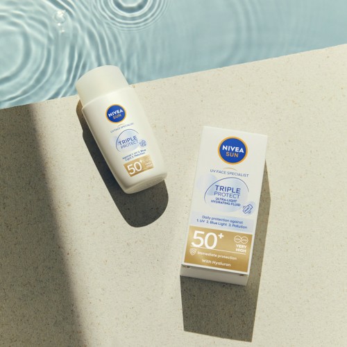 Nivea Sun Triple Protect Moisturizing Fluid SPF50+ 40ml