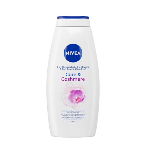 Nivea Orchid Bath Cream & Cashmere 750ml