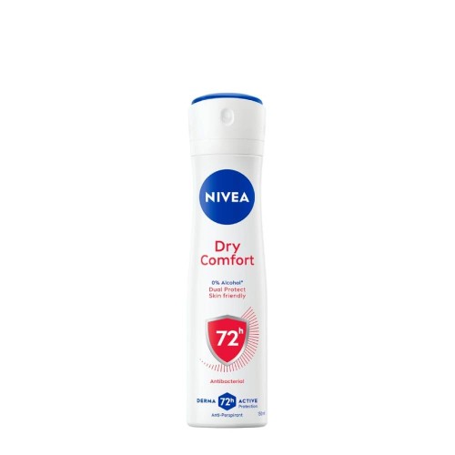 Nivea Dry Comfort 72h Dual Protect Spray Deodorant 150ml
