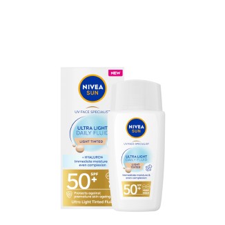Nivea Sun Ultra Light Daily Fluid Light Tone SPF50+ 40ml