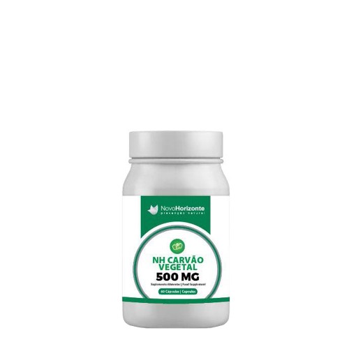 New Horizon Activated Charcoal 500mg 60 capsules