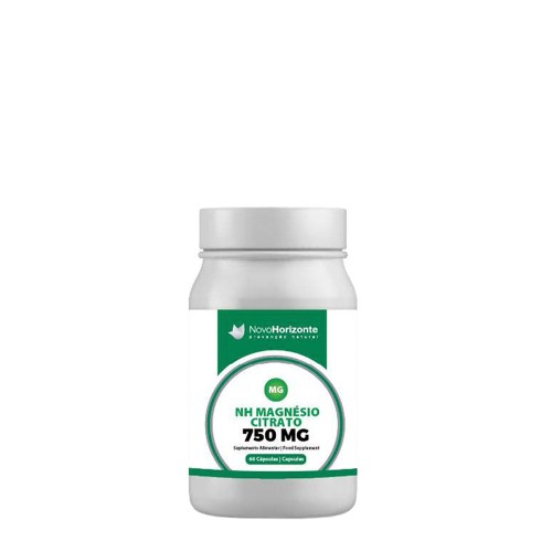 New Horizon Magnesium Citrate 750mg 60 capsules