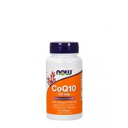 Now Coenzyme CoQ10 60mg 60 capsules