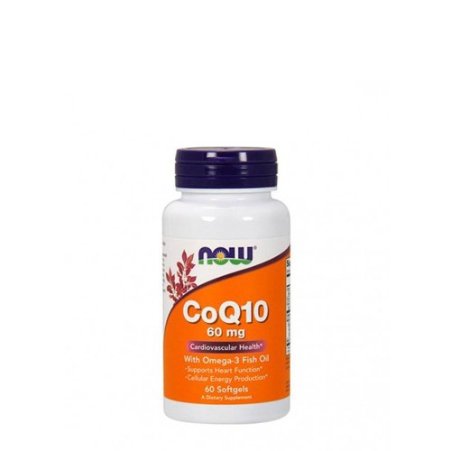 Now Coenzyme CoQ10 60mg 60 capsules