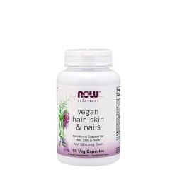Now Vegan Hair Skin and Nails 90 capsules