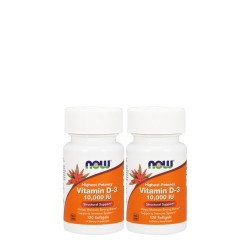 Now Vitamin D3 10000 IU 2x120 capsules Special Price