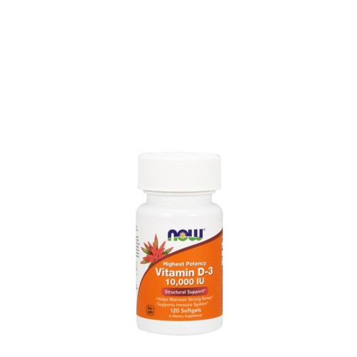 Now Vitamin D3 10000 IU 120 capsules