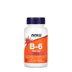 Now Vitamin B-6 100mg 100 capsules