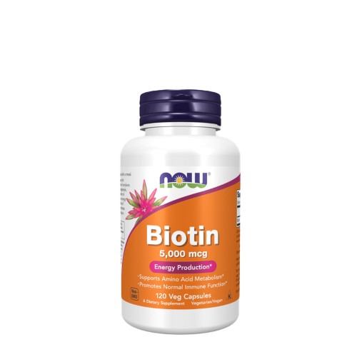 Now Biotin 5000mcg 120 capsules
