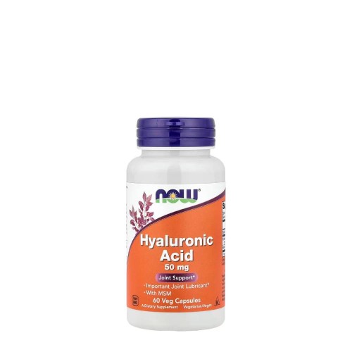 Now Hyaluronic Acid with MSM 50mg 60 capsules