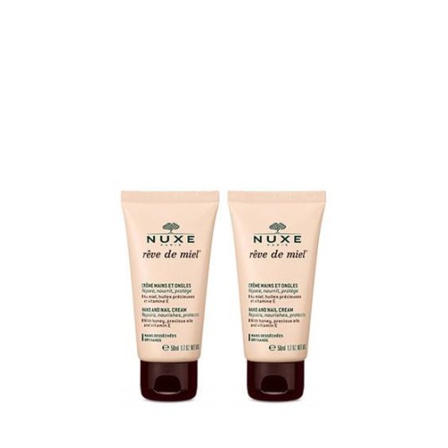 Nuxe Rêve de Miel Hand and Nails Cream 2x50ml